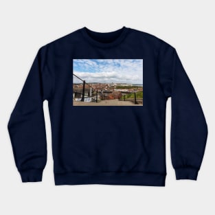 Whitby, Steps To The Town Crewneck Sweatshirt